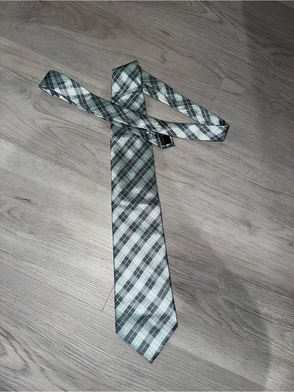 Boulevard club Men's Plaid Silk Tie